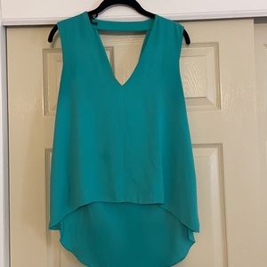 BCBG teal tank